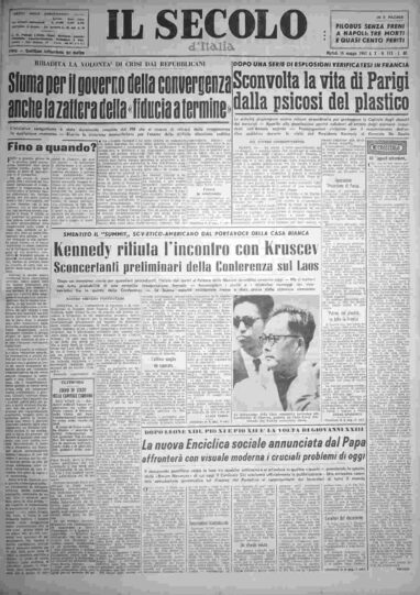 martedì 16 maggio 1961