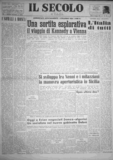 sabato 20 maggio 1961