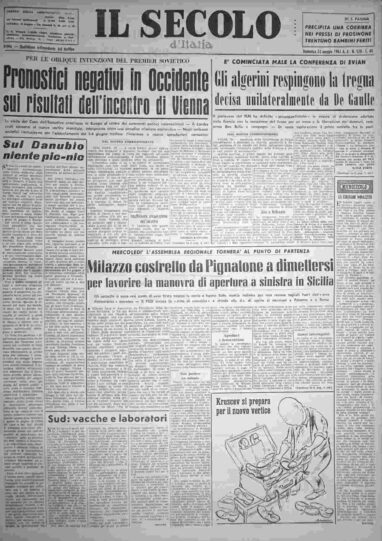 domenica 21 maggio 1961