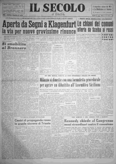venerdì 26 maggio 1961