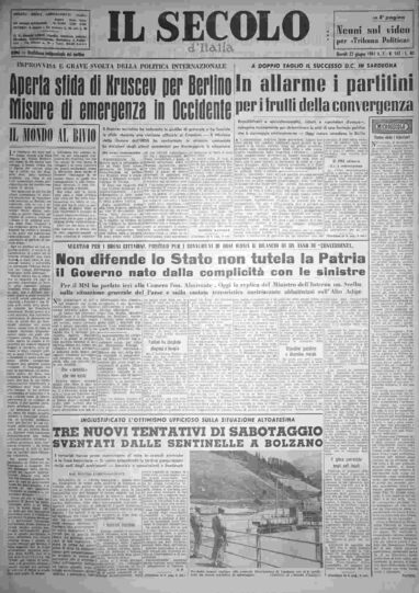 giovedì 22 giugno 1961