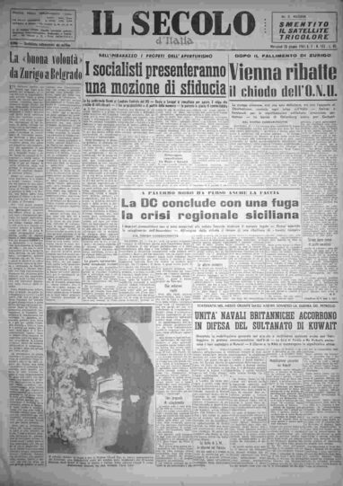 mercoledì 28 giugno 1961