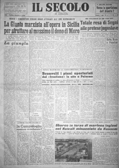 domenica 2 luglio 1961