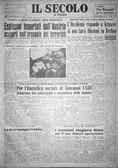 domenica 16 luglio 1961