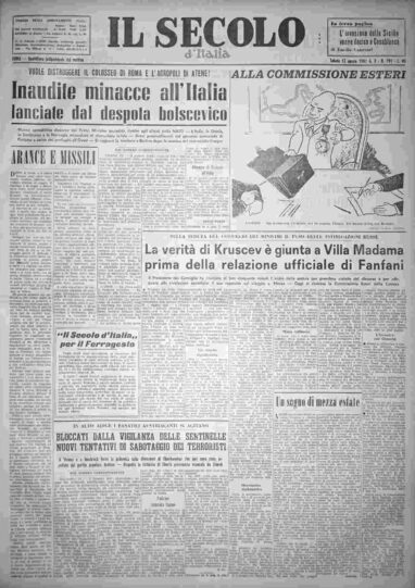 sabato 12 agosto 1961