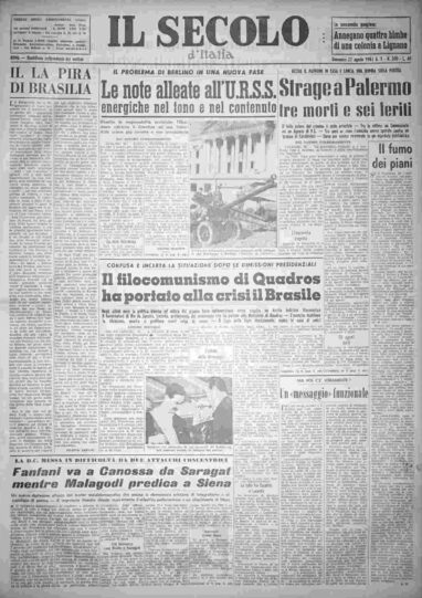 domenica 27 agosto 1961