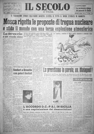 mercoledì 6 settembre 1961