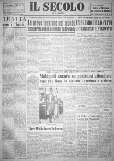 giovedì 7 settembre 1961