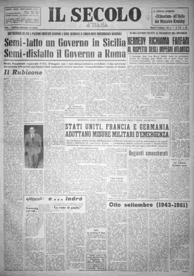venerdì 8 settembre 1961