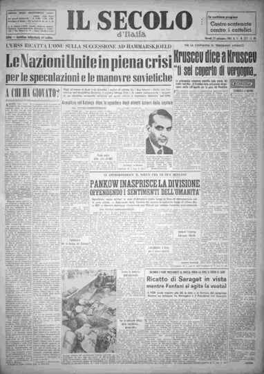 giovedì 21 settembre 1961