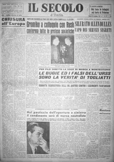 giovedì 28 settembre 1961