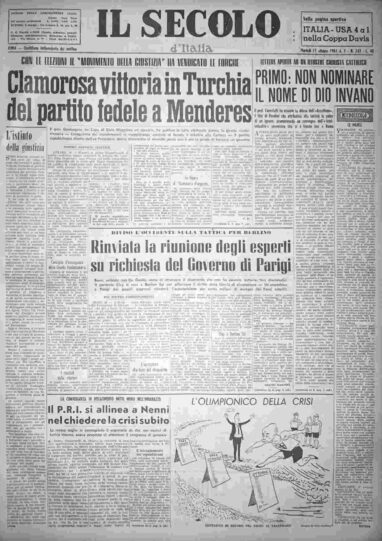 martedì 17 ottobre 1961