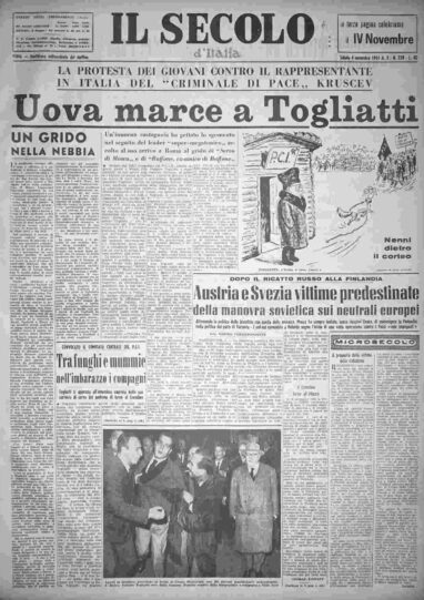 sabato 4 novembre 1961