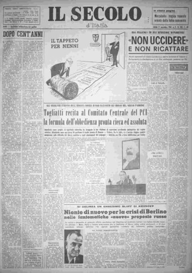 sabato 11 novembre 1961