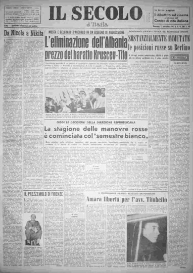 domenica 12 novembre 1961