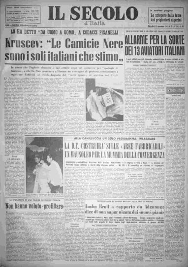 mercoledì 15 novembre 1961