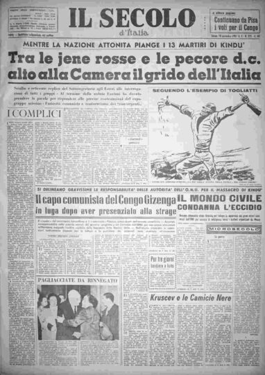 sabato 18 novembre 1961