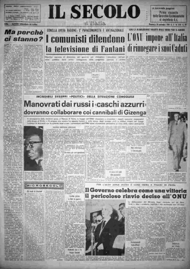 domenica 26 novembre 1961