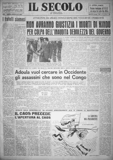 martedì 28 novembre 1961
