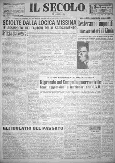 giovedì 30 novembre 1961