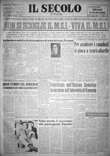 venerdì 1 dicembre 1961