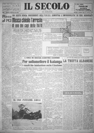 mercoledì 13 dicembre 1961