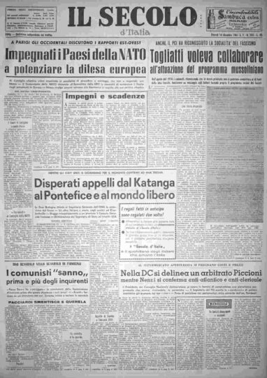giovedì 14 dicembre 1961
