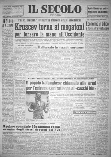 venerdì 15 dicembre 1961