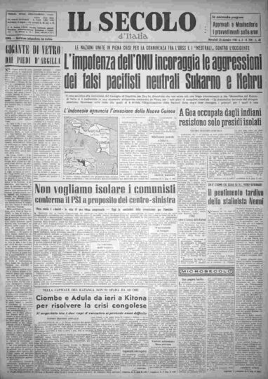 mercoledì 20 dicembre 1961