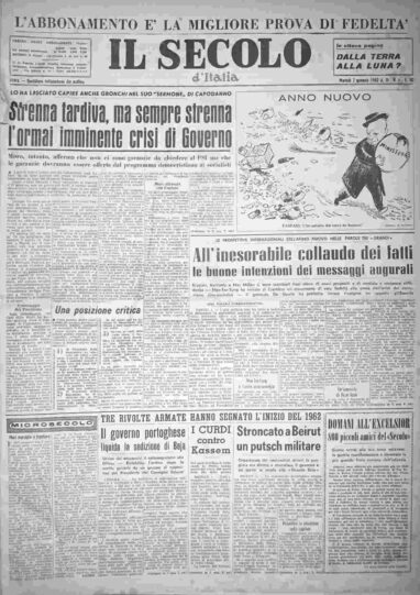 martedì 2 gennaio 1962