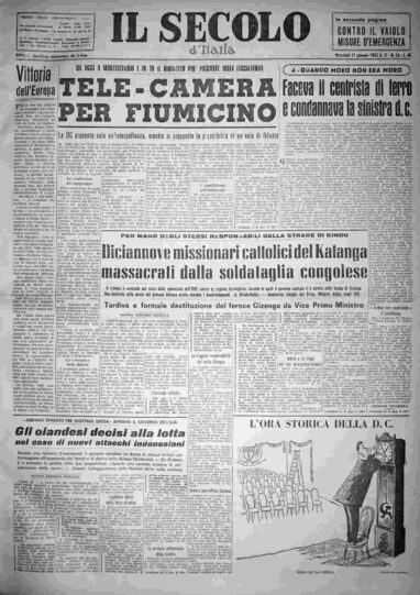 mercoledì 17 gennaio 1962