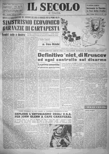 sabato 24 febbraio 1962
