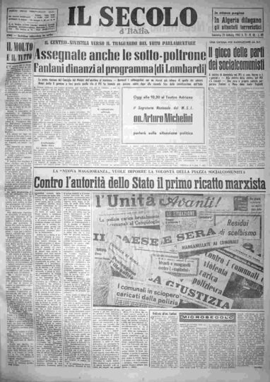 domenica 25 febbraio 1962