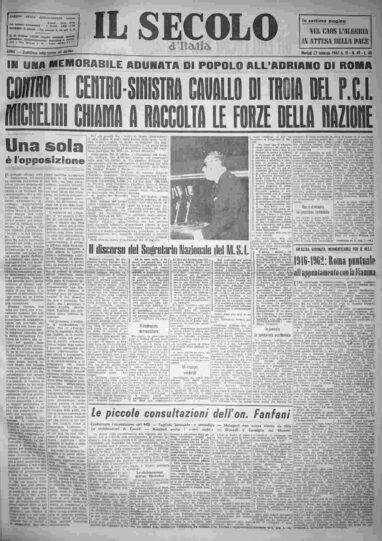 martedì 27 febbraio 1962