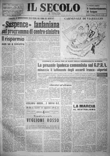 mercoledì 28 febbraio 1962