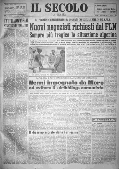 giovedì 1 marzo 1962
