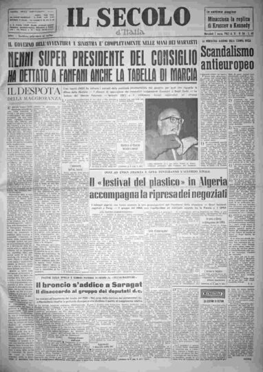 mercoledì 7 marzo 1962