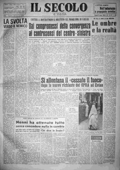 giovedì 8 marzo 1962