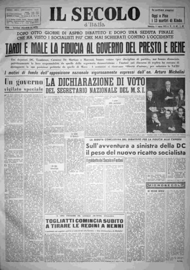 domenica 11 marzo 1962