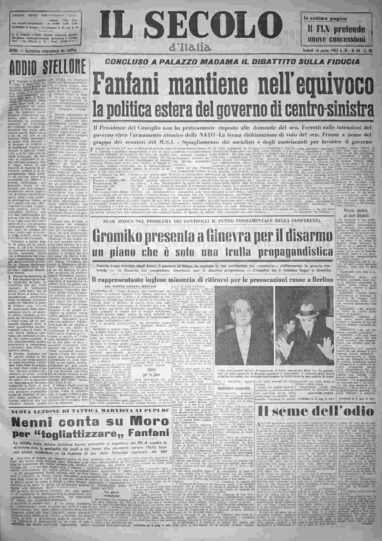 venerdì 16 marzo 1962