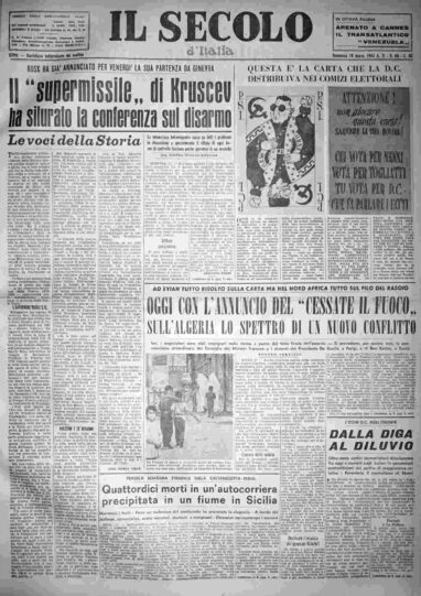 domenica 18 marzo 1962