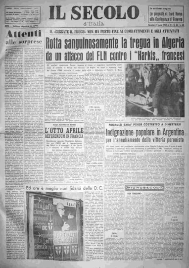 mercoledì 21 marzo 1962