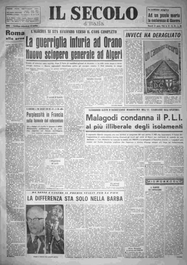 venerdì 23 marzo 1962
