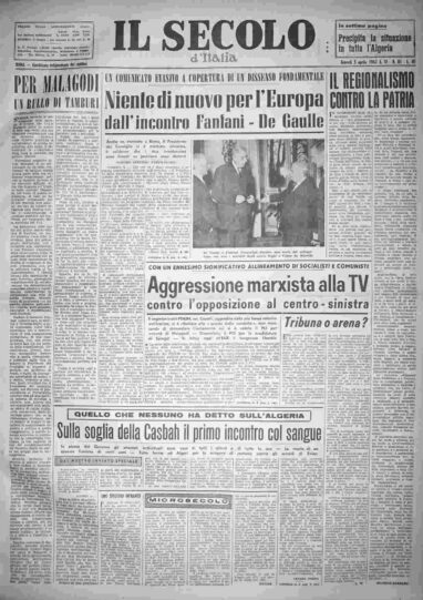 giovedì 5 aprile 1962