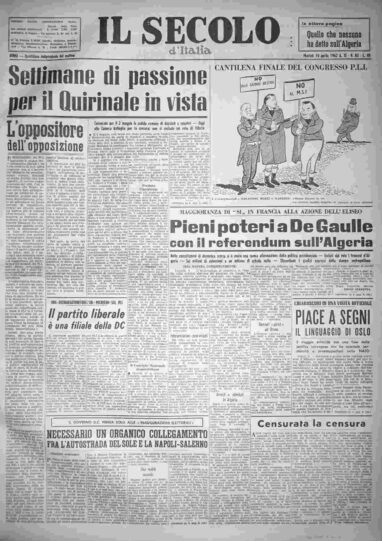 martedì 10 aprile 1962