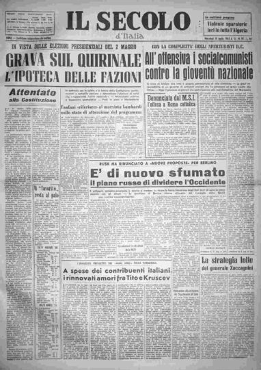 mercoledì 18 aprile 1962