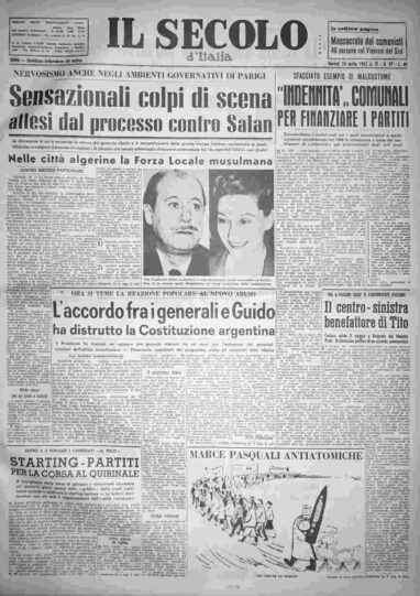 martedì 24 aprile 1962
