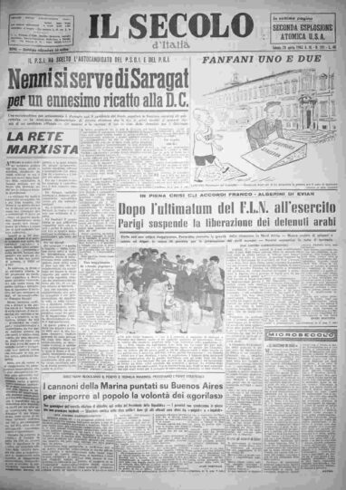 sabato 28 aprile 1962
