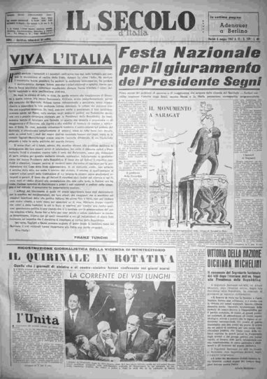 martedì 8 maggio 1962