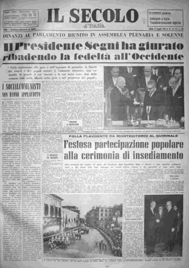sabato 12 maggio 1962